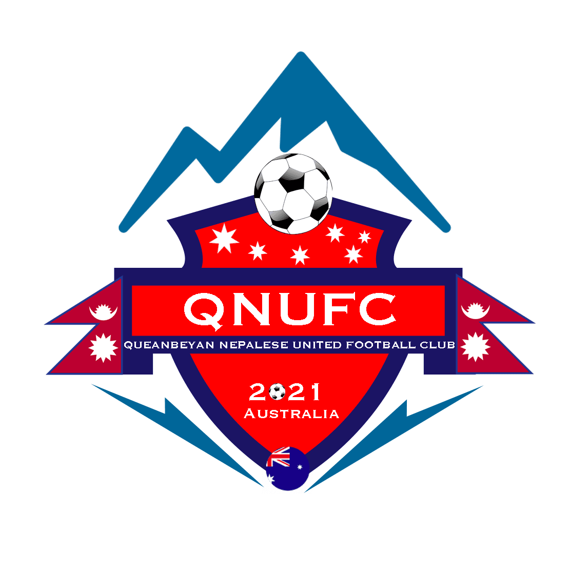 Queanbeyan Nepalese United FC logo