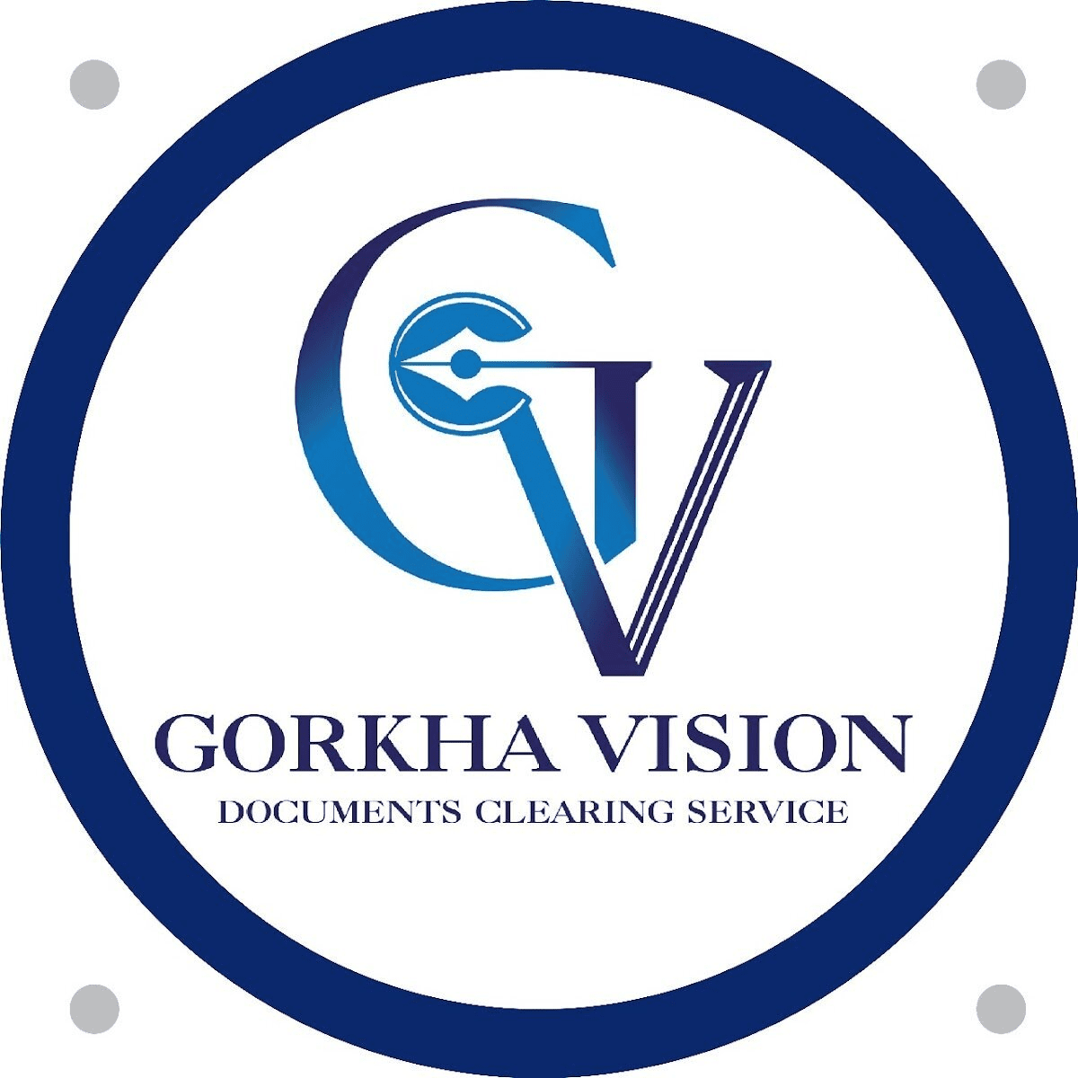 Gorkha Vision Documents Typing Service logo