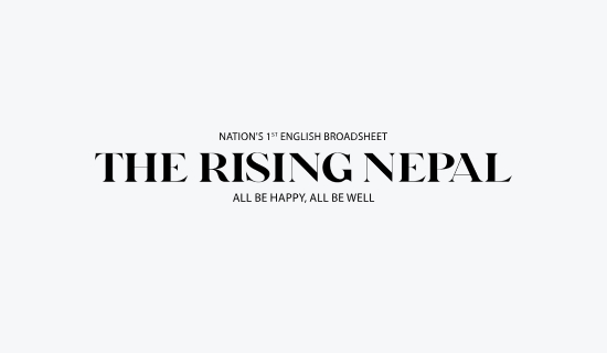 The Rising Nepal logo