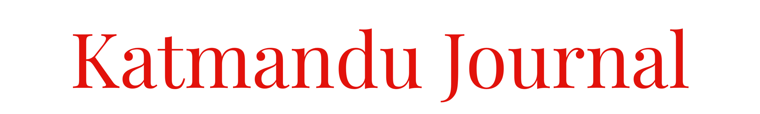 Katmandu Journal logo