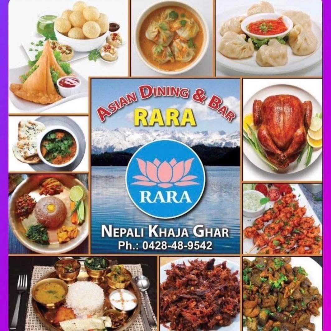Rara nepali khaja ghar logo
