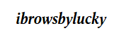 ibrowsbylucky logo